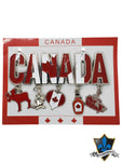 Canada Magnet with 5 Canadian Charms maple syrup - Souvenir Du Quebec, Maple Syrup, Souvenirs, Montreal