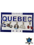 Souvenir du Quebec magnet with 5 charms - Souvenir Du Quebec, Maple Syrup, Souvenirs, Montreal