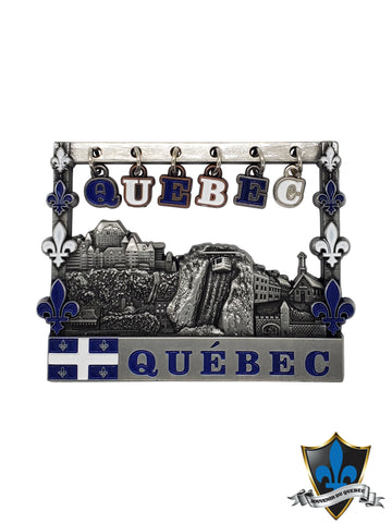 Quebec magnet wit Quebec Chateau Frontenac. - Souvenir Du Quebec, Maple Syrup, Souvenirs, Montreal