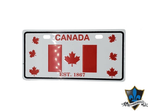 Canada flag 1867 metal magnet. - Souvenir Du Quebec, Maple Syrup, Souvenirs, Montreal