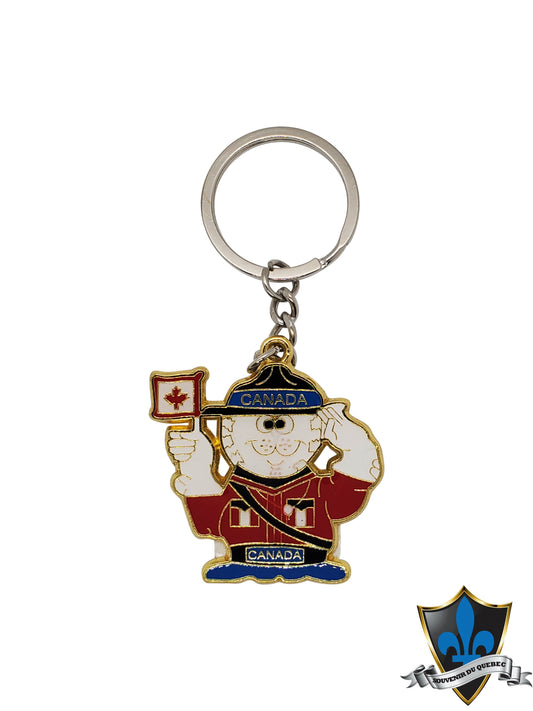 RCMP beaver keychain. - Souvenir Du Quebec, Maple Syrup, Souvenirs, Montreal