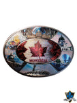 Chrome Oval Montreal canada Magnet - Souvenir Du Quebec, Maple Syrup, Souvenirs, Montreal