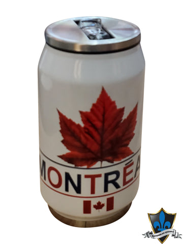 Montreal Canada FLAG THERMOS 12 oz/ 350ml Bottle