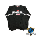 Sweat-shirt à col rond avec patch Montréal.