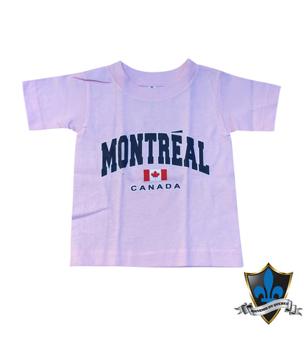 Kids Souvenir T shirt  Montréal CANADA  FLAG - Souvenir Du Quebec, Maple Syrup, Souvenirs, Montreal