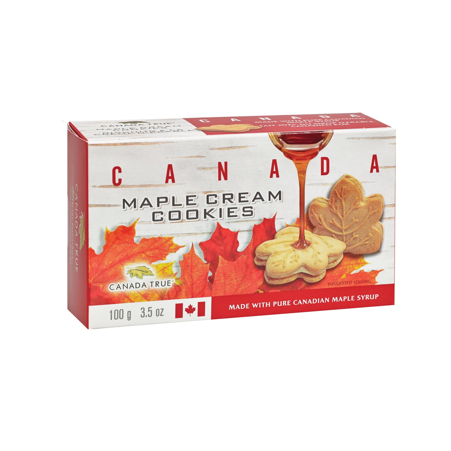 Creamy Soft Maple Syrup Canadian Cookies 100G - Souvenir Du Quebec, Maple Syrup, Souvenirs, Montreal