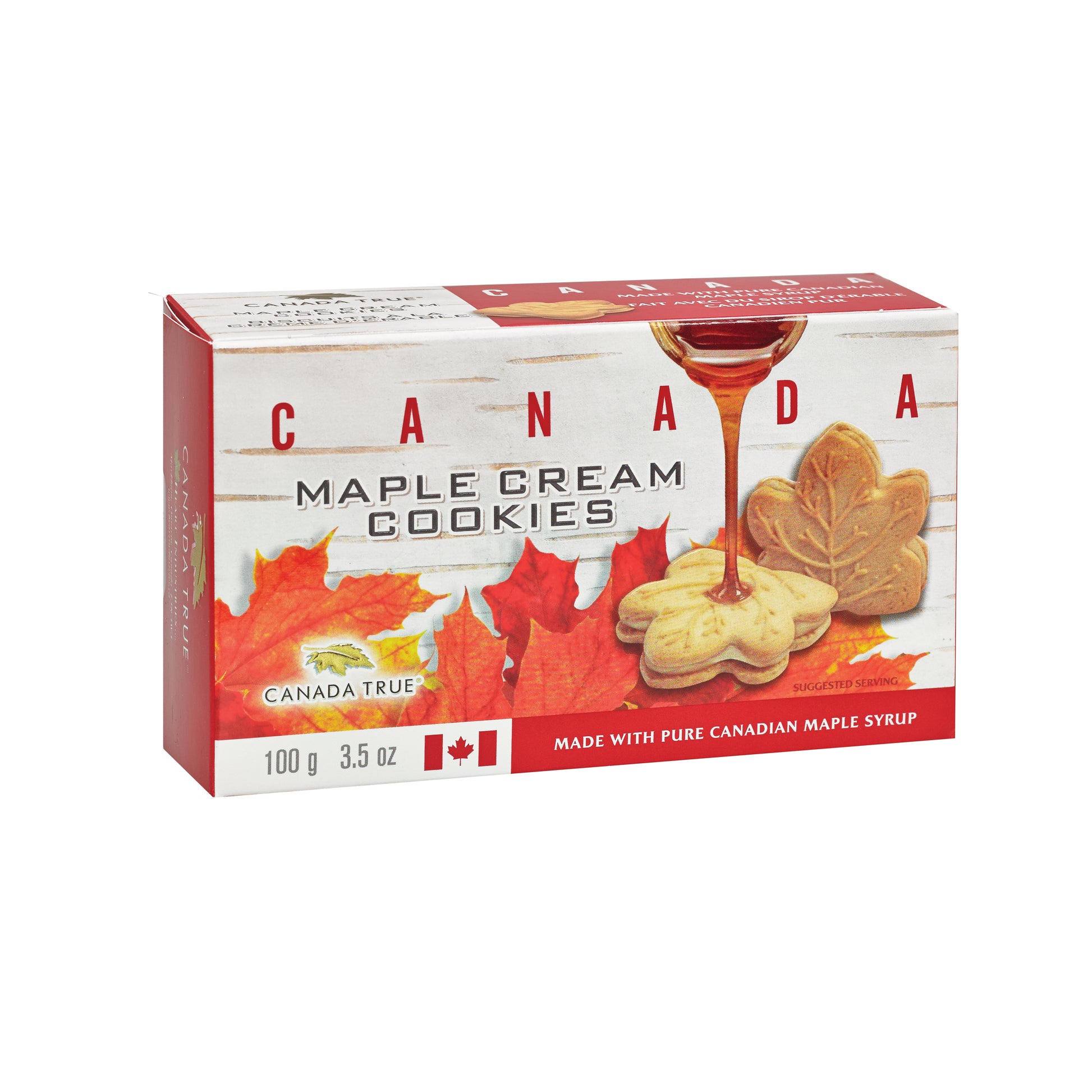 Creamy Soft Maple Syrup Canadian Cookies 100G - Souvenir Du Quebec, Maple Syrup, Souvenirs, Montreal