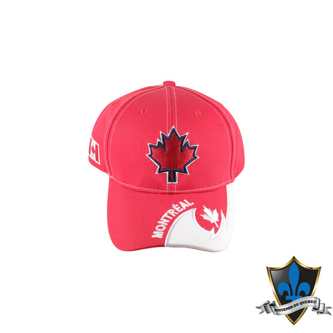 Montreal Canada Maple Leaf Baseball Hat - Souvenir Du Quebec, Maple Syrup, Souvenirs, Montreal