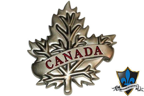 Canada maple leaf  metal Magnet. - Souvenir Du Quebec, Maple Syrup, Souvenirs, Montreal