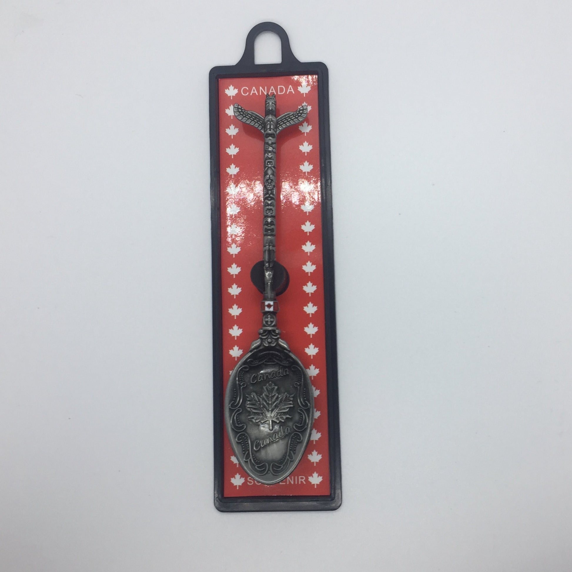 Totem Pole Spoon - Souvenir Du Quebec, Maple Syrup, Souvenirs, Montreal