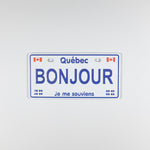 Small Bonjour Magnet - Souvenir Du Quebec, Maple Syrup, Souvenirs, Montreal