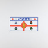 Aimant pour plaque d'immatriculation avec drapeau de Montréal - Souvenir Du Québec, Sirop d'érable, Souvenirs, Montréal