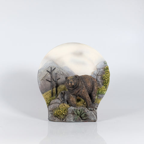 Bear In Woods Figure - Souvenir Du Quebec, Maple Syrup, Souvenirs, Montreal