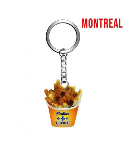 Gold Montreal   Poutine keychain - Souvenir Du Quebec, Maple Syrup, Souvenirs, Montreal
