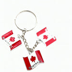 I love Canada  Key with Canadian maple leaf keychain.