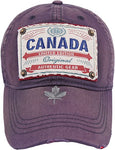 Canada Authentic Gear Patch Washed Embroidery Cap