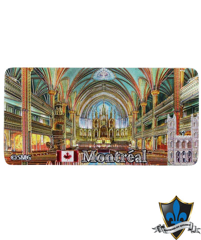 Montreal notre dame church Magnet