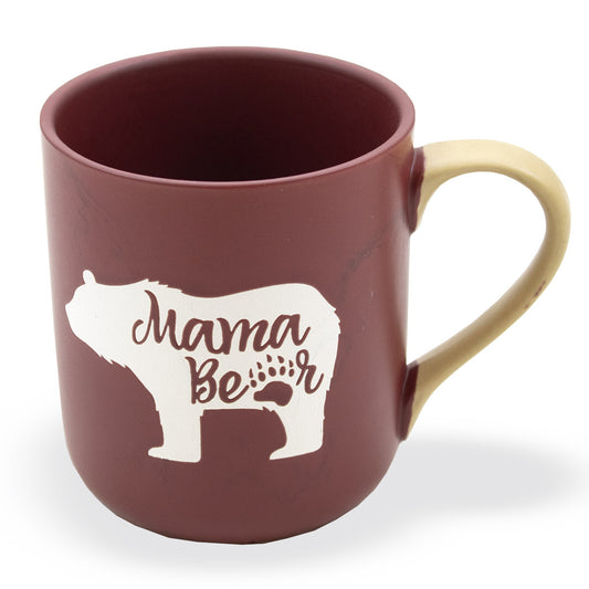 Tasse en céramique aspect marbre Mama Bear.