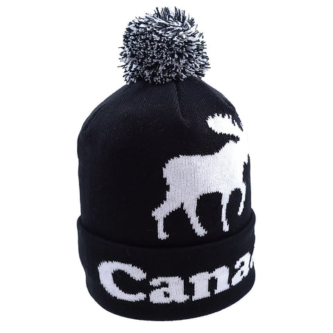 Canada Sport Warm Winter Hat Beanie moose.