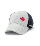 Casquette grise Trucker en maille feuille d'érable - Souvenir Du Quebec, Maple Syrup, Souvenirs, Montreal