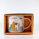 Red And Yellow Canada coffee Mug - Souvenir Du Quebec, Maple Syrup, Souvenirs, Montreal