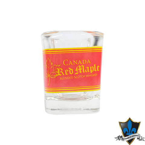 Canada Red Maple Shot glass - Souvenir Du Quebec, Maple Syrup, Souvenirs, Montreal