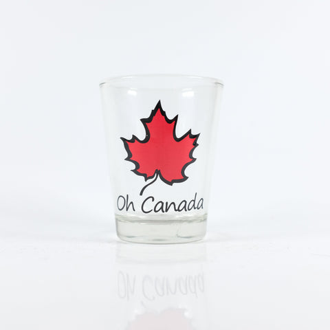Oh Canada Shotglass - Souvenir Du Quebec, Maple Syrup, Souvenirs, Montreal