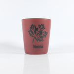 Ceramic Maple Leaf Shot glass in 3 colours. - Souvenir Du Quebec, Maple Syrup, Souvenirs, Montreal