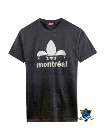 Adult Montreal Souvenir T shirt  fleur de lys ADDIDAS - Souvenir Du Quebec, Maple Syrup, Souvenirs, Montreal