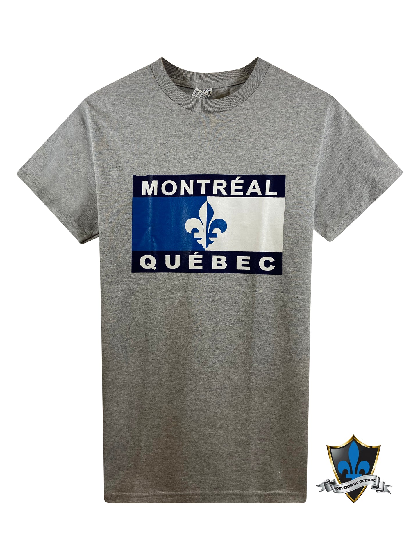 Adult Souvenir T shirt  Montreal Quebec flag - Souvenir Du Quebec, Maple Syrup, Souvenirs, Montreal
