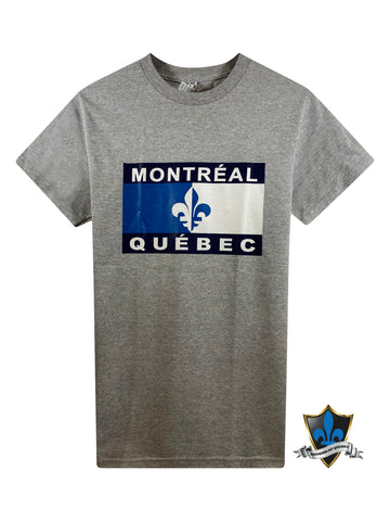 Adult Souvenir T shirt  Montreal Quebec flag - Souvenir Du Quebec, Maple Syrup, Souvenirs, Montreal